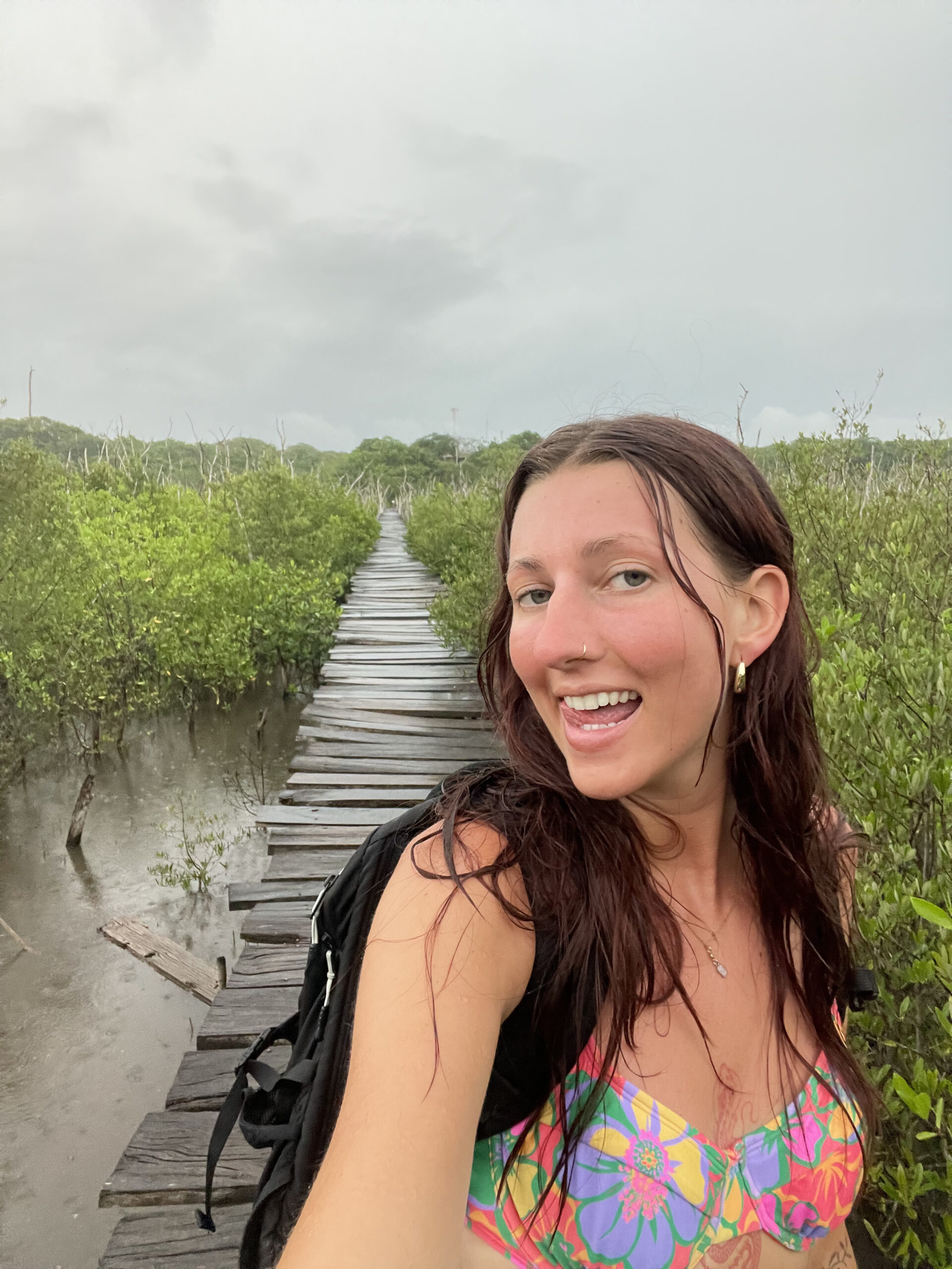 This is Jules on her solo adventure to Costa Rica. The picture is included to allow the reader to picture the blog's author and see her on one of her explorations.